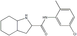 N-(5-chloro-2-methylphenyl)-octahydro-1H-indole-2-carboxamide Struktur