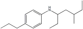 N-(5-methylheptan-3-yl)-4-propylaniline,,结构式