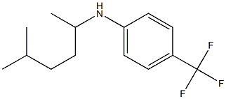 N-(5-methylhexan-2-yl)-4-(trifluoromethyl)aniline 结构式
