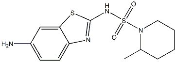 N-(6-amino-1,3-benzothiazol-2-yl)-2-methylpiperidine-1-sulfonamide|