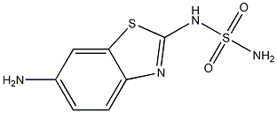N-(6-amino-1,3-benzothiazol-2-yl)sulfamide Structure