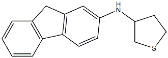 N-(9H-fluoren-2-yl)thiolan-3-amine 结构式