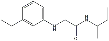 N-(butan-2-yl)-2-[(3-ethylphenyl)amino]acetamide|