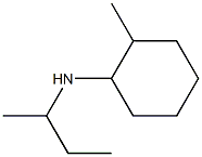 N-(butan-2-yl)-2-methylcyclohexan-1-amine 化学構造式