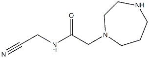 N-(cyanomethyl)-2-(1,4-diazepan-1-yl)acetamide Structure