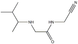 N-(cyanomethyl)-2-[(3-methylbutan-2-yl)amino]acetamide 结构式