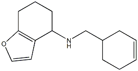 N-(cyclohex-3-en-1-ylmethyl)-4,5,6,7-tetrahydro-1-benzofuran-4-amine Structure