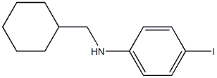 N-(cyclohexylmethyl)-4-iodoaniline Structure