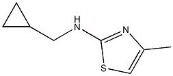 N-(cyclopropylmethyl)-4-methyl-1,3-thiazol-2-amine Structure