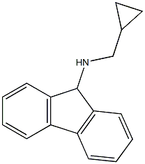 N-(cyclopropylmethyl)-9H-fluoren-9-amine,,结构式