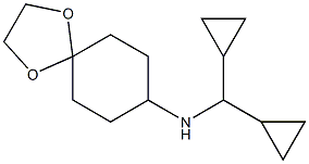 N-(dicyclopropylmethyl)-1,4-dioxaspiro[4.5]decan-8-amine