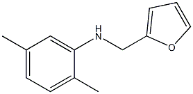 N-(furan-2-ylmethyl)-2,5-dimethylaniline 化学構造式