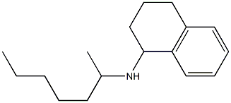 N-(heptan-2-yl)-1,2,3,4-tetrahydronaphthalen-1-amine,,结构式