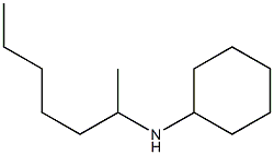 N-(heptan-2-yl)cyclohexanamine Structure