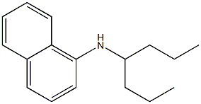 N-(heptan-4-yl)naphthalen-1-amine 结构式