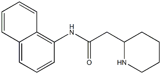 N-(naphthalen-1-yl)-2-(piperidin-2-yl)acetamide Structure