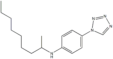 N-(nonan-2-yl)-4-(1H-1,2,3,4-tetrazol-1-yl)aniline Structure