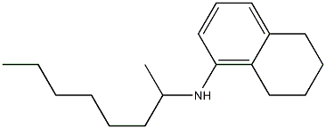 N-(octan-2-yl)-5,6,7,8-tetrahydronaphthalen-1-amine,,结构式