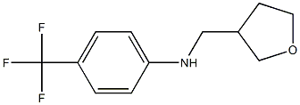 N-(oxolan-3-ylmethyl)-4-(trifluoromethyl)aniline Structure