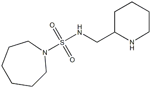 N-(piperidin-2-ylmethyl)azepane-1-sulfonamide,,结构式