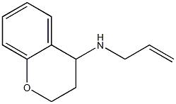 N-(prop-2-en-1-yl)-3,4-dihydro-2H-1-benzopyran-4-amine 结构式