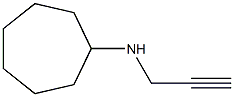 N-(prop-2-yn-1-yl)cycloheptanamine,,结构式