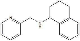 N-(pyridin-2-ylmethyl)-1,2,3,4-tetrahydronaphthalen-1-amine Structure