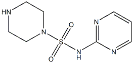 N-(pyrimidin-2-yl)piperazine-1-sulfonamide 化学構造式