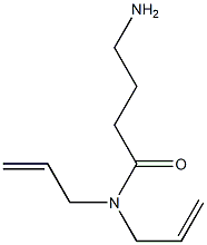 N,N-diallyl-4-aminobutanamide Structure