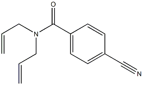 N,N-diallyl-4-cyanobenzamide 结构式