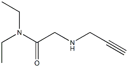 N,N-diethyl-2-(prop-2-yn-1-ylamino)acetamide,,结构式