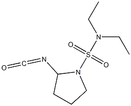 N,N-diethyl-2-isocyanatopyrrolidine-1-sulfonamide Structure