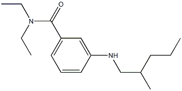  N,N-diethyl-3-[(2-methylpentyl)amino]benzamide