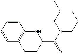 N,N-dipropyl-1,2,3,4-tetrahydroquinoline-2-carboxamide Structure