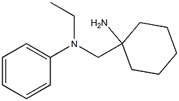 N-[(1-aminocyclohexyl)methyl]-N-ethylaniline Structure