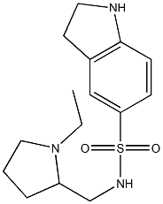 N-[(1-ethylpyrrolidin-2-yl)methyl]-2,3-dihydro-1H-indole-5-sulfonamide