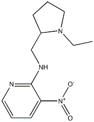 N-[(1-ethylpyrrolidin-2-yl)methyl]-3-nitropyridin-2-amine 结构式