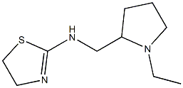 N-[(1-ethylpyrrolidin-2-yl)methyl]-4,5-dihydro-1,3-thiazol-2-amine Structure