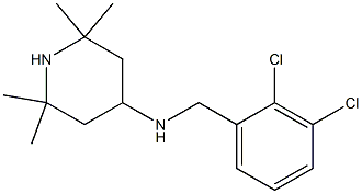 N-[(2,3-dichlorophenyl)methyl]-2,2,6,6-tetramethylpiperidin-4-amine 结构式