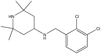 N-[(2,3-dichlorophenyl)methyl]-2,2,6,6-tetramethylpiperidin-4-amine,,结构式