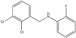 N-[(2,3-dichlorophenyl)methyl]-2-fluoroaniline Structure