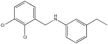 N-[(2,3-dichlorophenyl)methyl]-3-ethylaniline Structure