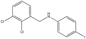 N-[(2,3-dichlorophenyl)methyl]-4-iodoaniline Struktur