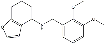 N-[(2,3-dimethoxyphenyl)methyl]-4,5,6,7-tetrahydro-1-benzofuran-4-amine Structure