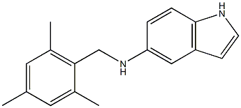 N-[(2,4,6-trimethylphenyl)methyl]-1H-indol-5-amine|