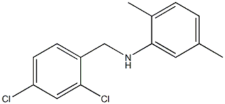 N-[(2,4-dichlorophenyl)methyl]-2,5-dimethylaniline Structure