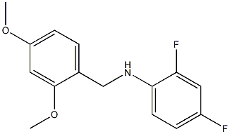 N-[(2,4-dimethoxyphenyl)methyl]-2,4-difluoroaniline Structure