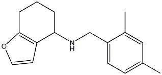 N-[(2,4-dimethylphenyl)methyl]-4,5,6,7-tetrahydro-1-benzofuran-4-amine Struktur