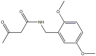 N-[(2,5-dimethoxyphenyl)methyl]-3-oxobutanamide