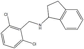 N-[(2,6-dichlorophenyl)methyl]-2,3-dihydro-1H-inden-1-amine Structure